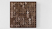 121 prepared dc-motors, cardboard elements 8x8cm