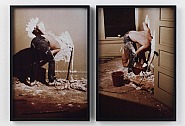 Paul McCarthy - Plaster Your Head and One Arm into a Wall (Photographs) h: 74 x w: 50 cm / h: 29.1 x w: 19.7 in