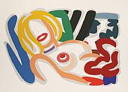 Tom Wesselmann - Big Blonde with Choker (Prints and Multiples) h: 55 x w: 74 in / h: 139.7 x w: 188 cm