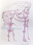 Salvador Dalí - Cheval en Rose (Visions de Quevedo) (Prints and Multiples)