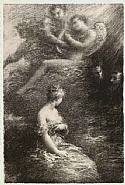 Henri Fantin-Latour - La Damnation de Faust (Apparition de Marguerite) (Prints and Multiples) h: 9 x w: 6 in / h: 22.9 x w: 15.2 cm