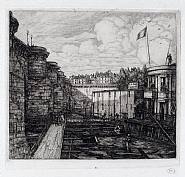 Charles Meryon - Bain-Froid Chevrier (Prints and Multiples) h: 5.2 x w: 5.6 in / h: 13.2 x w: 14.2 cm