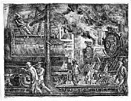 Reginald Marsh - Erie Rail Road Locos Watering (Prints and Multiples)