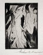 Arthur Bowen Davies - Ecstasy (Prints and Multiples) h: 9.5 x w: 7.5 in / h: 24.1 x w: 19 cm