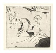 Jean-Emile Laboureur - Le Jockey d'Epsom (Deuxieme Planche) (Prints and Multiples)
