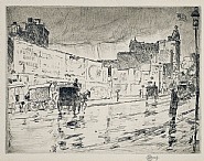 Childe Hassam - The Billboards, New York (Prints and Multiples)