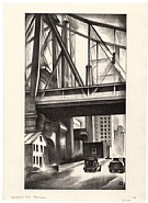Louis Lozowick - Under the Bridge (Prints and Multiples)