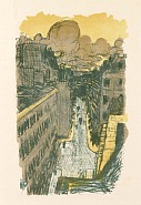 Pierre Bonnard - Rue Vue D’en Haut (Prints and Multiples) h: 14.5 x w: 8.8 in / h: 36.8 x w: 22.4 cm
