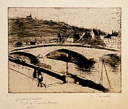 Camille Pissarro - Le Pont de Pierre, a Rouen (Prints and Multiples)