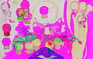 Dieter Roth - Electric Bulbs (Works on Paper (Drawings, Watercolors etc.)) h: 29.2 x w: 45.8 cm / h: 11.5 x w: 18 in