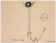 Dieter Roth - Drawing with depth (Works on Paper (Drawings, Watercolors etc.)) h: 34 x w: 44 cm / h: 13.4 x w: 17.3 in