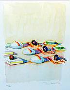 Wayne Thiebaud - Appetizers (Prints and Multiples) h: 20 x w: 16 in / h: 50.8 x w: 40.6 cm