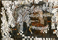 Maria Helena Vieira da Silva - Intérieur Nègre (Paintings) h: 46 x w: 65 cm / h: 18.1 x w: 25.6 in