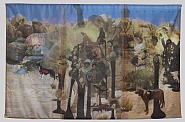 Desert Bloom- protesters, models, service dogs