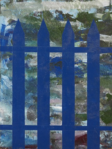 Blue Picket Fence