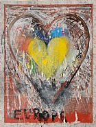 Jim Dine - Printing and Dancing (Paintings) h: 68.5 x w: 52 in / h: 174 x w: 132.1 cm