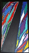 Piero Dorazio - Triglifi (Paintings) h: 52.5 x w: 26 cm / h: 20.7 x w: 10.2 in