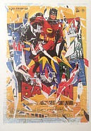 Mimmo Rotella - Batman (Prints and Multiples) h: 100 x w: 70 cm / h: 39.4 x w: 27.6 in