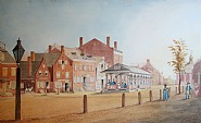 James Eights - East Side Market Street (now Broadway), from Maiden Lane, South Albany, 1805, 1850-1855