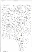 Saul Steinberg - Uncle Sam U.S.A. (Works on Paper (Drawings, Watercolors etc.)) h: 57 x w: 34 cm / h: 22.4 x w: 13.4 in
