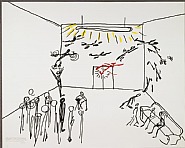 Jonathan Borofsky - I Dreamed I Was Having My Photograph Taken… (Prints and Multiples) h: 77.9 x w: 98.1 in / h: 197.9 x w: 249.2 cm