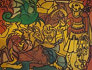 Grace Hartigan - Joan of Arc (Paintings) h: 78 x w: 100 in / h: 198.1 x w: 254 cm