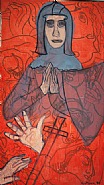 Grace Hartigan - Joan of Arc (Paintings) h: 78 x w: 44 in / h: 198.1 x w: 111.8 cm
