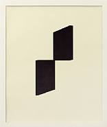Robert Therrien - No title (black dutch door) (Works on Paper (Drawings, Watercolors etc.)) h: 132 x w: 109 cm / h: 52 x w: 42.9 in
