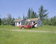 Abandoned Cabins, Gaylord, Michigan, July 8, 1973