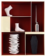 Robert Therrien - No title (Box edition) (Sculptures) h: 41.6 x w: 33.3 x d: 11.4 cm / h: 16.4 x w: 13.1 x d: 4.5 in