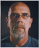 Chuck Close - Self-Portrait/Color (Textiles) h: 261.6 x w: 200.7 cm / h: 103 x w: 79 in