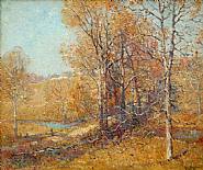 Guy Carleton Wiggins - Connecticut Landscape (Paintings) h: 25 x w: 30 in / h: 63.5 x w: 76.2 cm