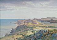 William Trost Richards - Conanicut Island (Paintings) h: 10 x w: 14 in / h: 25.4 x w: 35.6 cm