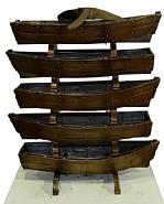 Kcho - Columna infinita (Sculptures) h: 63 x w: 57 x d: 29 cm / h: 24.8 x w: 22.4 x d: 11.4 in