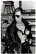Helmut Newton - Gunilla Bergstrom at Eiffel Tower (Photographs)