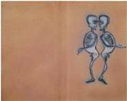 Francisco Toledo - Calaveras en gris (Works on Paper (Drawings, Watercolors etc.)) h: 15 x w: 20 in / h: 38.1 x w: 50.8 cm