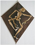 Francisco Toledo - Calavera kite I (Works on Paper (Drawings, Watercolors etc.)) h: 24.5 x w: 19.8 in / h: 62.2 x w: 50.3 cm