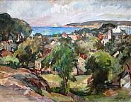 William Meyerowitz - Gloucester, circa 1927 (Paintings) h: 21 x w: 27 in / h: 53.3 x w: 68.6 cm