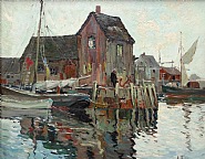 Anthony Thieme - Motif #1, Rockport (Paintings) h: 22 x w: 28 in / h: 55.9 x w: 71.1 cm