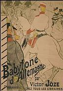 Henri de Toulouse-Lautrec - Babylon d'Allemagne h: 47.8 x w: 33.2 in / h: 121.4 x w: 84.3 cm