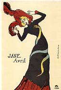 Henri de Toulouse-Lautrec - Jane Avril (Prints and Multiples) h: 22 x w: 14 in / h: 55.9 x w: 35.6 cm