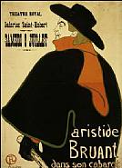 Henri de Toulouse-Lautrec - Aristide Bruant dans son cabaret (Prints and Multiples) h: 52.8 x w: 37.4 in / h: 134.1 x w: 95 cm