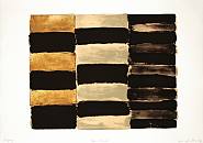 Sean Scully - Paris black (Prints and Multiples) h: 76 x w: 106 cm / h: 29.9 x w: 41.7 in