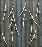 Jannis Kounellis - Sans Titre (Madrid 09) (Mixed Media) h: 200 x w: 180 cm / h: 78.7 x w: 70.9 in