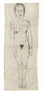Kiki Smith - Standing Still (Works on Paper (Drawings, Watercolors etc.)) h: 190 x w: 73 cm / h: 74.8 x w: 28.7 in