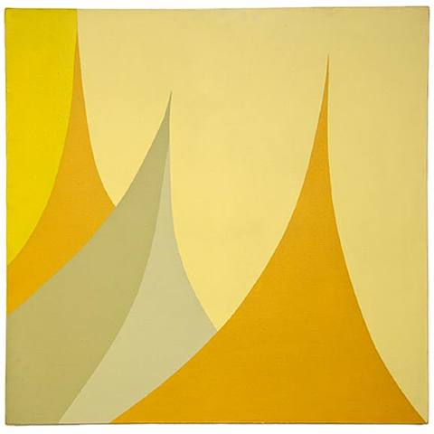 June Harwood, Untitled hard-edge painting
