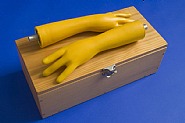 Paul McCarthy - Spaghetti Man/Tomato Head Hands (Sculptures) h: 20 x w: 7 x d: 4 in / h: 50.8 x w: 17.8 x d: 10.2 cm