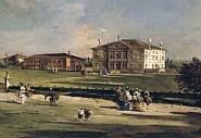 Francesco Guardi - Veduta di Villa Loredan a Paese (Paintings) h: 46.5 x w: 76.4 cm / h: 18.3 x w: 30.1 in