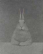 Rabbit at Desk