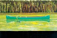Peter Doig - Canoe-Lake (Paintings) h: 200 x w: 300 cm / h: 78.7 x w: 118.1 in